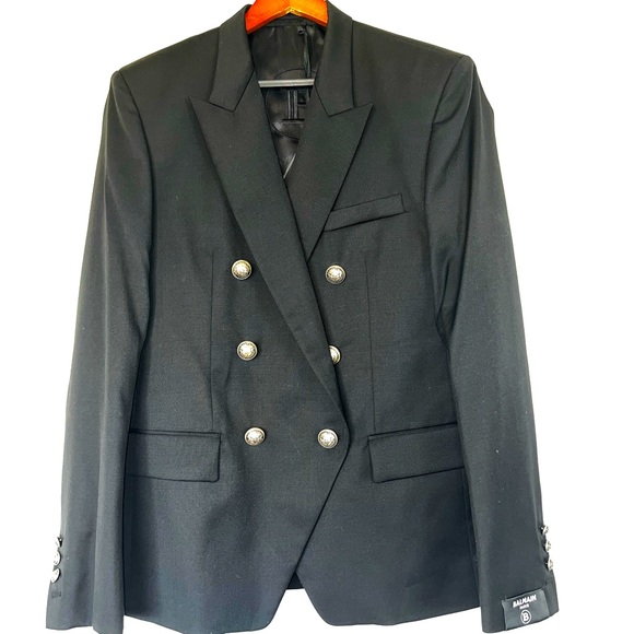 Balmain double breasted wool blazer - Picture 2 of 16